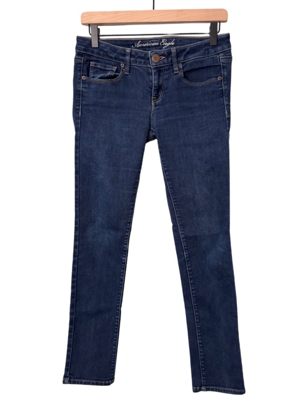 American Eagle Outfitters Dark Wash Stretch Denim Skinny Jeans